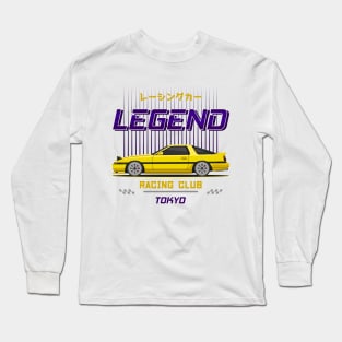 Midnight Racer Yellow MK3 A70 JDM Long Sleeve T-Shirt